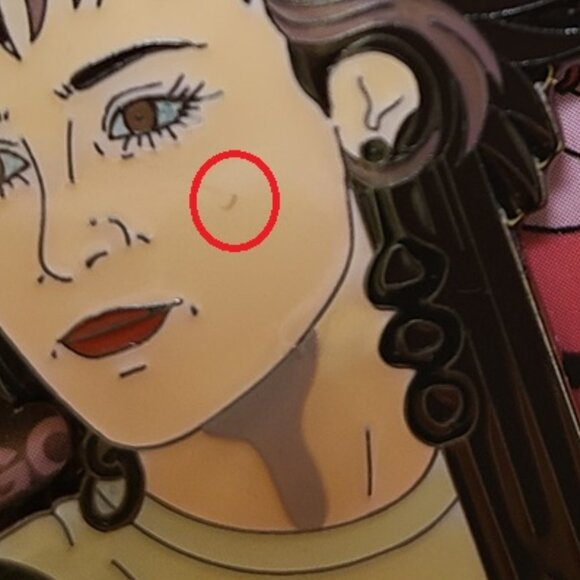 Pretty in Pink Enamel Pin - Iona Annie Potts Andie Molly Ringwald Jon Cryer - Picture 2 of 4